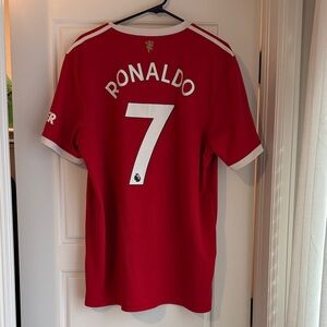 Red Ronaldo Manchester United Soccer Jersey
